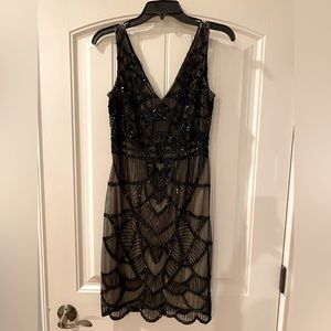 Black Sequin Dress